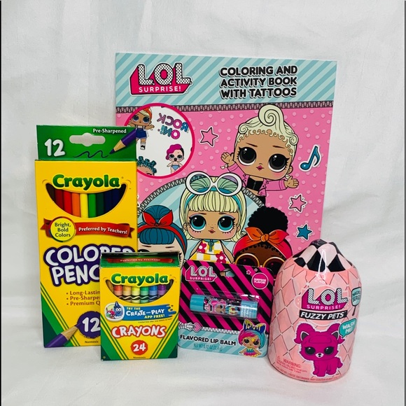 Other - lol Surprise Fuzzy Pet Crayola Stocking Stuffer